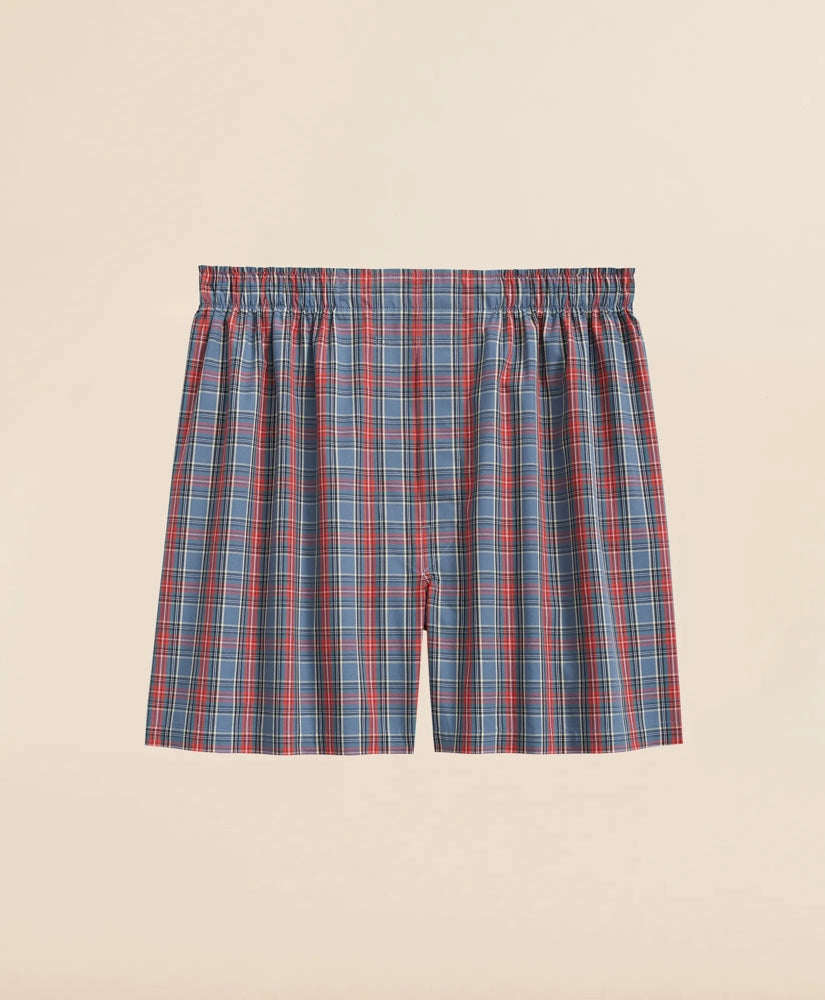Cotton Broadcloth Tartan Boxers
