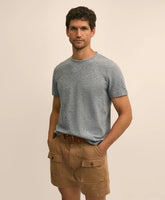 Cotton-Linen Pique T-Shirt