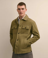 Cotton Military Shirt Jacket