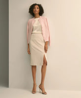 Crepe Pencil Skirt