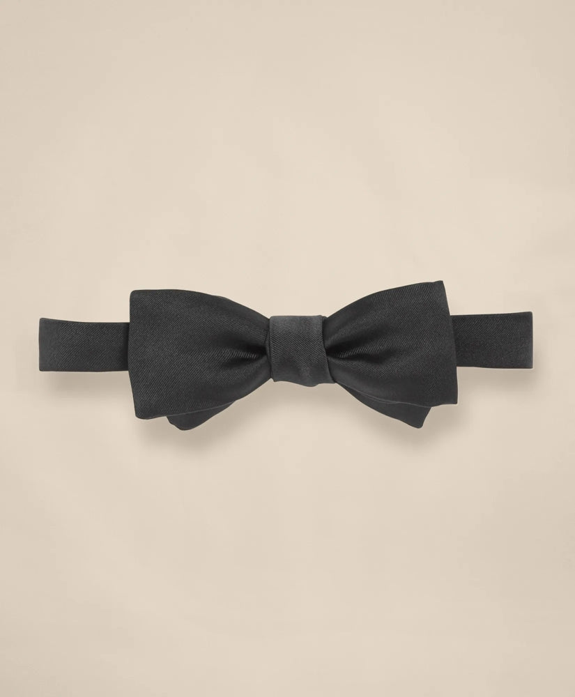 Formal Square End Satin Bow Tie