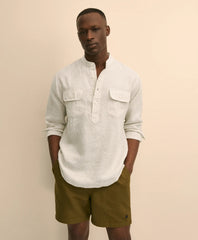 Irish Linen Popover Shirt