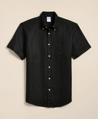 Irish Linen Short-Sleeve Sport Shirt