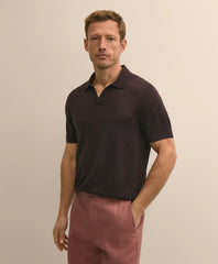 Lightweight Luxe All-Season Sweater, Johnny Collar