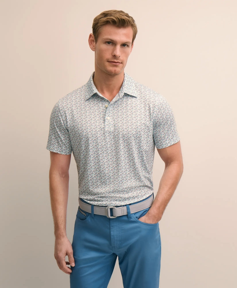 Performance Series Vintage Marlin Motif Polo Shirt