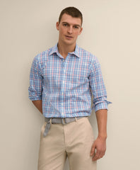 Performance Series Stretch Spread Collar, Gingham Sport Shirt