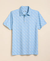 Performance Series Vintage Tropical Motif Polo Shirt