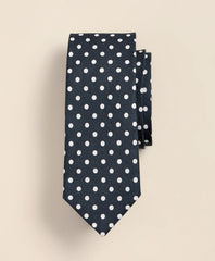 Linen-Silk Dot Tie