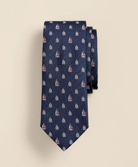 Silk Sailboat Tie