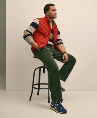 Slim Fit Cotton Wide-Wale Corduroy Pants