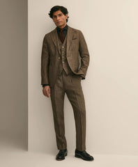 Slim Fit Linen Suit Pants