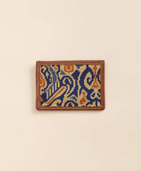 Smathers & Branson Needlepoint Ikat Pattern Card Case