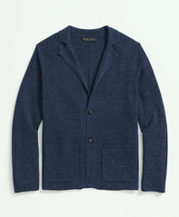 Sweater Blazer In Linen-Cotton Blend