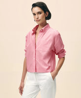 The Cropped Button-Down Shirt
