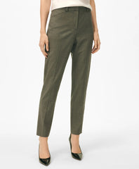 The Essentials Brooks Brothers Stretch Wool Slim Crop Pants