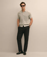 The Pleated Linen-Cotton Pants