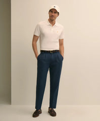 The Pleated Linen-Cotton Pants