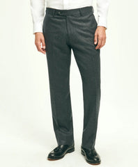 Traditional Fit Wool Flannel Dress Pants
