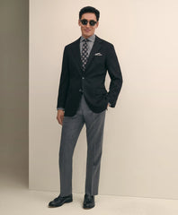 Traditional Fit Wool Flannel Dress Pants