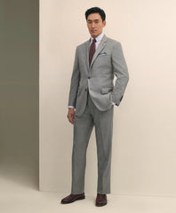Traditional Fit Wool Sharkskin 1818 Suit