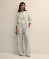Viscose Striped Pants