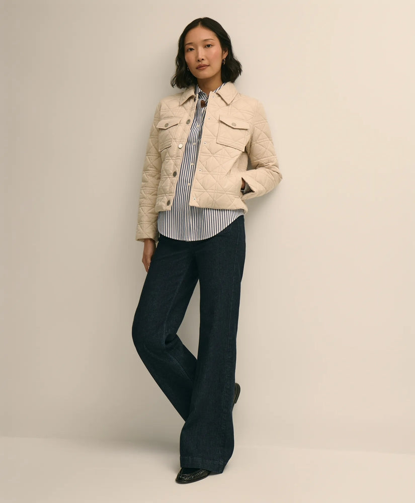 Water-Resistant Quilted Jacket