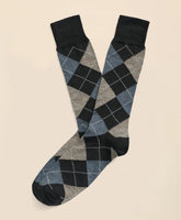 Wool Blend Argyle Socks