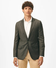 Classic Fit Checked Sport Coat in Wool