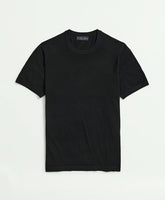Lightweight Luxe All-Season Sweater, Short Sleeve Crewneck