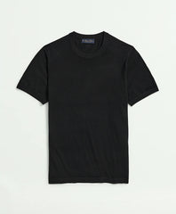 Lightweight Luxe All-Season Sweater, Short Sleeve Crewneck