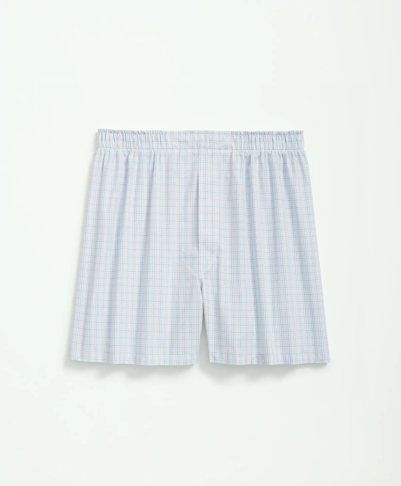 Cotton Broadcloth Multi Checked Boxers
