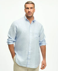Big & Tall Sport Shirt, Irish Linen