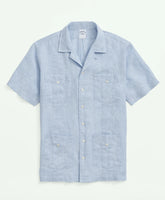 Irish Linen Short Sleeve Guayabera Shirt