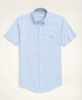 Stretch Non-Iron Oxford Button-Down Collar Short-Sleeve Sport Shirt