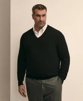 Big & Tall 3-Ply Cashmere V-Neck Sweater