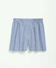 Cotton Broadcloth Mini Checked Boxers