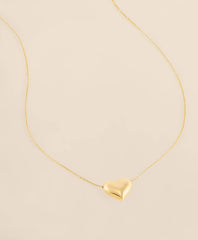 14k Gold Heart Pendant Necklace
