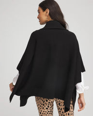 Chico's Clothing Cashmere-Blend Pullover Sweater Poncho
