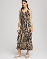 Chico's Clothing Travelers™ Palm-Frond-Motif Dress
