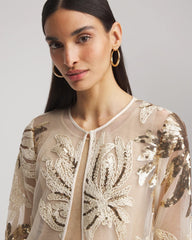 Chico's Clothing Travelers™ Collection Sequin-Mesh Jacket