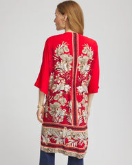 Chico's Accessories Art Nouveau Long Kimono