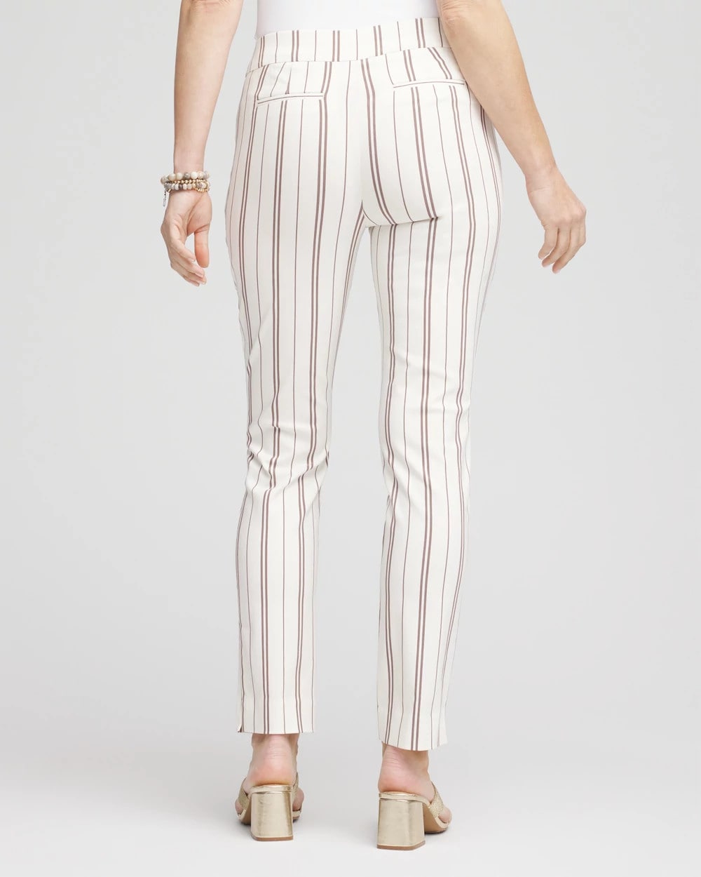 Chico's Petites Petite Brigitte™ Striped Ankle Pants