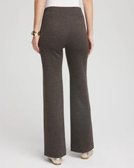 Chico's Petites Juliet Jacquard Full-Length Ponte Pants