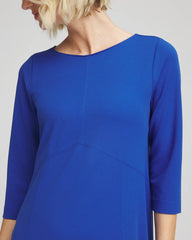 Chico's Petites Petite Seamed Crepe Maxi Dress