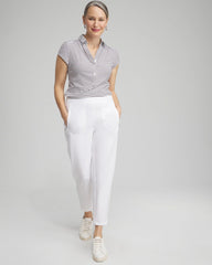 Chico's Collections Zenergy® UPF Ribbed Side Ankle Pants