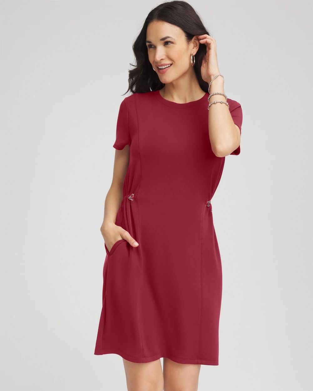 Chico's Collections Zenergy® Bungee-Waist Dress