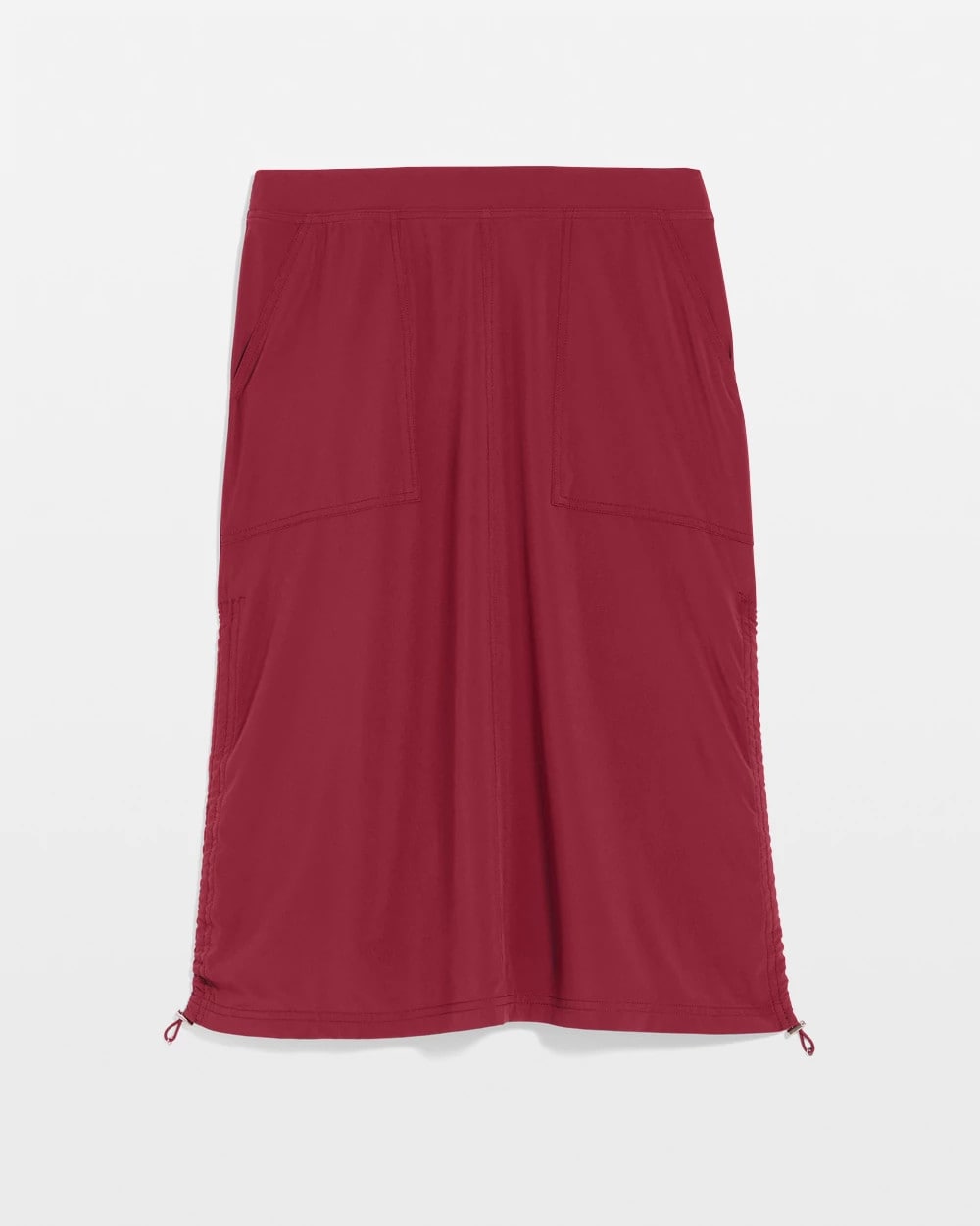 Chico's Collections Zenergy® UPF Bungee-Hem Pull-On Skirt