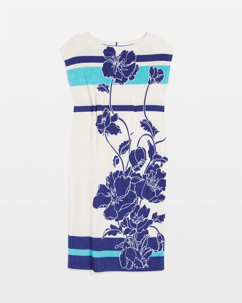 Chico's Collections Travelers™ Wildflower Cap-Sleeved Column Dress