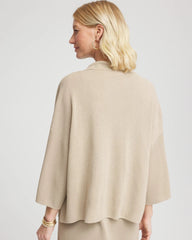 Chico's Collections Travelers™ Collection Metallic Knit Cardigan