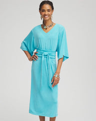 Chico's Collections Travelers™ Kimono Sleeved V-Neck Dress